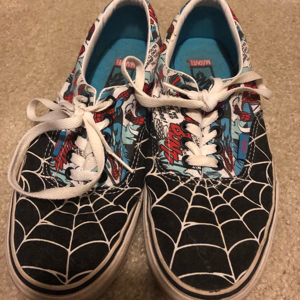 Used Marvel Comic Spider-Man Vans